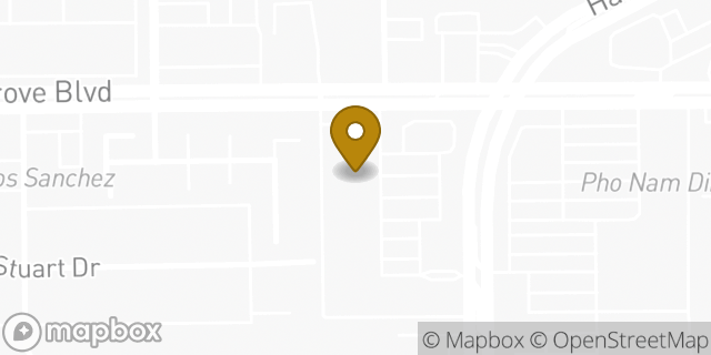 Map showing the location of Staples in Garden Grove, CA 92843