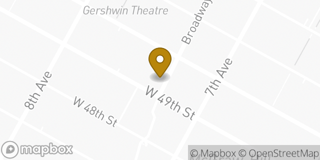 Map showing the location of Cvs in New York, NY 10019