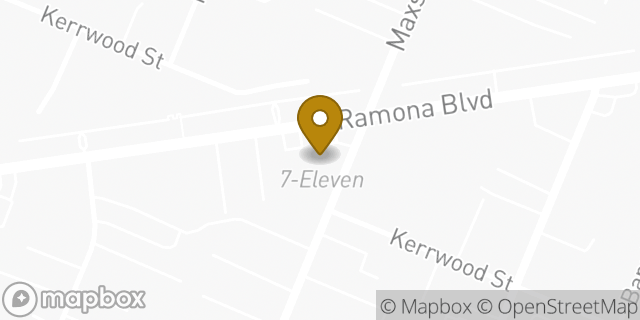 Map showing the location of 7-Eleven in El Monte, CA 91732