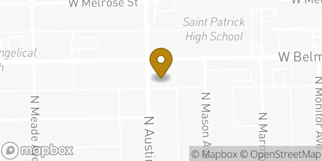 Map showing the location of 7-Eleven in Chicago, IL 60634