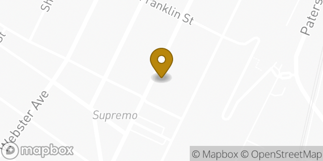 Map showing the location of The UPS Store in Jersey City, NJ 07307