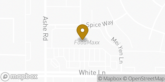 Map showing the location of Coinme in Bakersfield, CA 93309