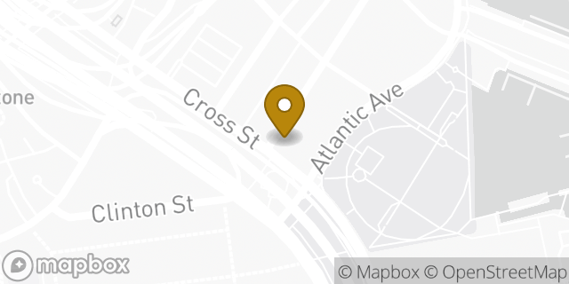 Map showing the location of The UPS Store in Boston, MA 02109