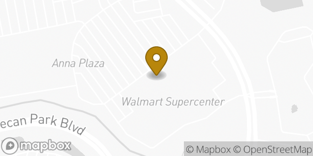 Map showing the location of Budget Car Rental in Austin, TX 78717