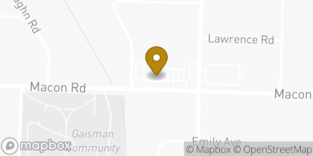 Map showing the location of Amazon Locker - Kiu in MEMPHIS, TN 38122
