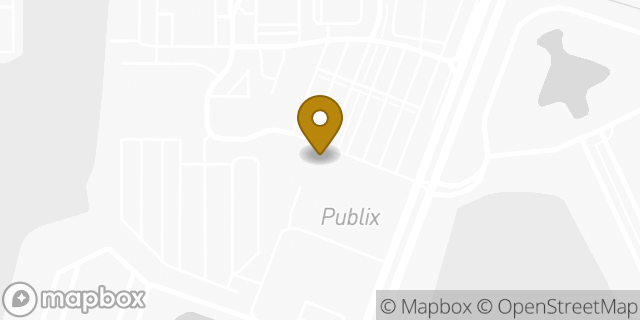 Map showing the location of The UPS Store in Jacksonville, FL 32222