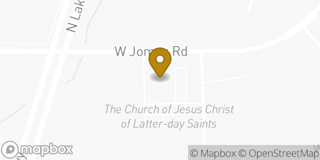 Map showing the location of The Church of Jesus Christ of Latter-day Saints in Peoria, AZ 85383