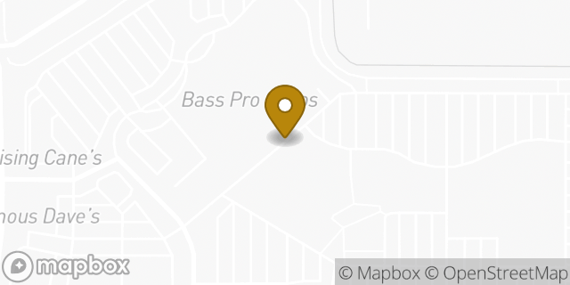 Map showing the location of Sunglass Outfitters by Sunglass Hut in Mesa, AZ 85201