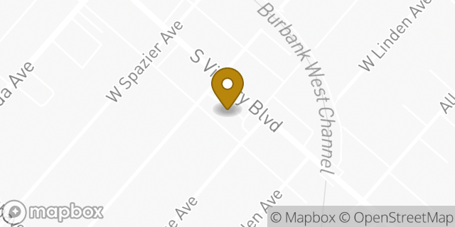 Map showing the location of Baskin-Robbins in Burbank, CA 91502
