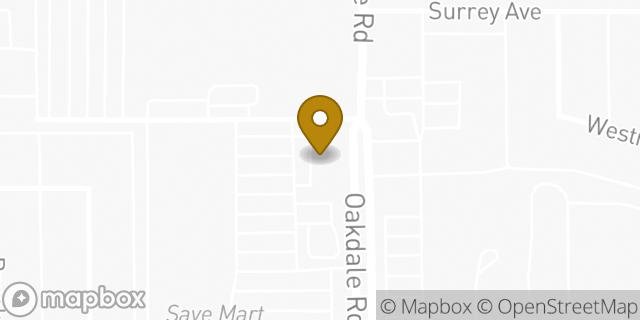 Map showing the location of McDonald's in Modesto, CA 95355