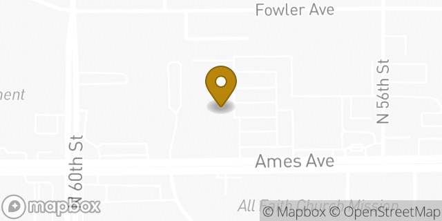 Map showing the location of Planet Fitness in Omaha, NE 68104