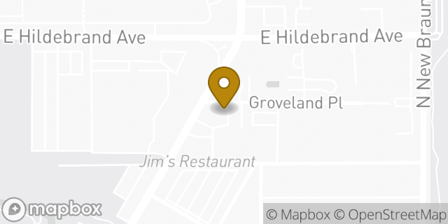 Map showing the location of Subway in San Antonio, TX 78209