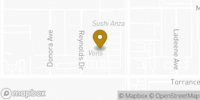 Map showing the location of Vons in Torrance, CA 90503