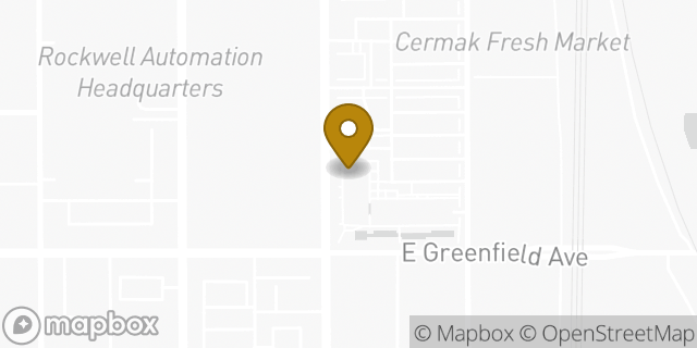 Map showing the location of The UPS Store in Milwaukee, WI 53204