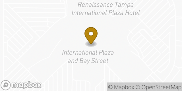 Map showing the location of Lululemon in Tampa, FL 33607