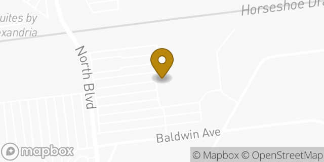 Map showing the location of Sam's Club in Alexandria, LA 71301