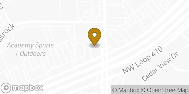 Map showing the location of 7-Eleven in San Antonio, TX 78230
