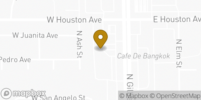 Map showing the location of Enterprise Rent-A-Car in Gilbert, AZ 85234