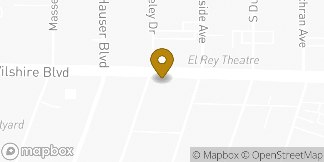 Map showing the location of Chipotle Mexican Grill in Los Angeles, CA 90036