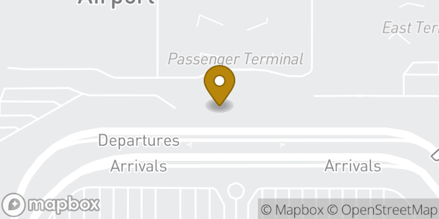 Map showing the location of Budget Car Rental in Colorado Springs, CO 80916