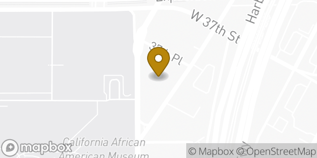 Map showing the location of Chipotle Mexican Grill in Los Angeles, CA 90007