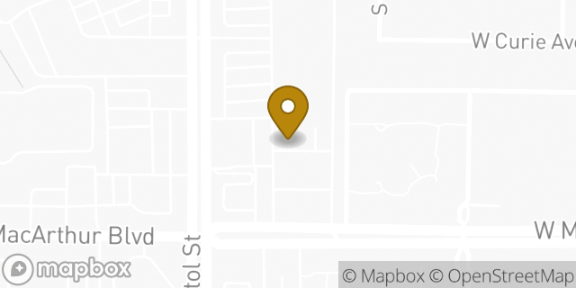 Map showing the location of Starbucks in Santa Ana, CA 92704