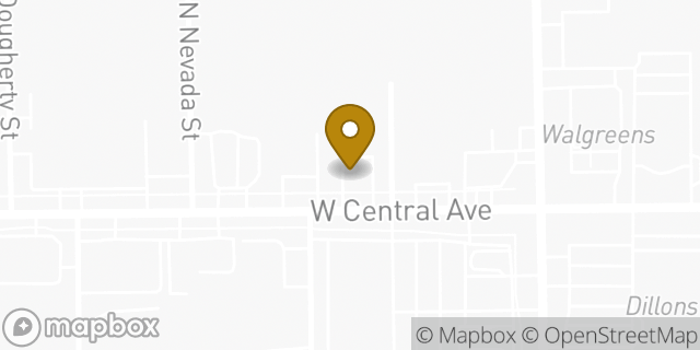 Map showing the location of Subway in Wichita, KS 67212