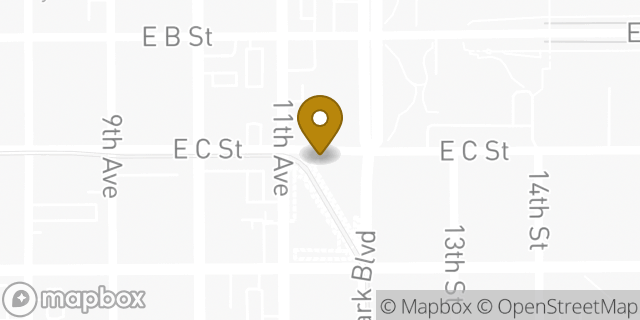 Map showing the location of Subway in San Diego, CA 92101
