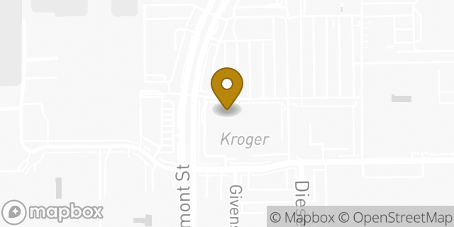 Map showing the location of Kroger in Houston, TX 77007