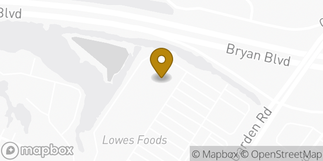 Map showing the location of HomeGoods in Greensboro, NC 27410