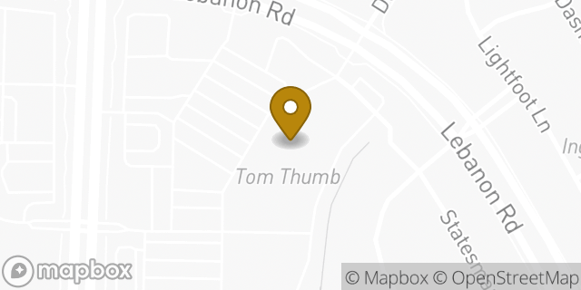 Map showing the location of Starbucks Coffee Company in Frisco, TX 75034