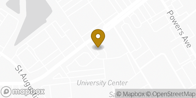 Map showing the location of McDonald's in Jacksonville, FL 32217
