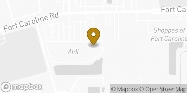 Map showing the location of Planet Fitness in Jacksonville, FL 32277