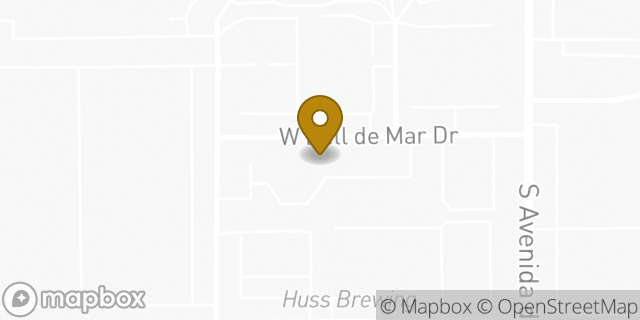 Map showing the location of Penske Truck Rental in Tempe, AZ 85283