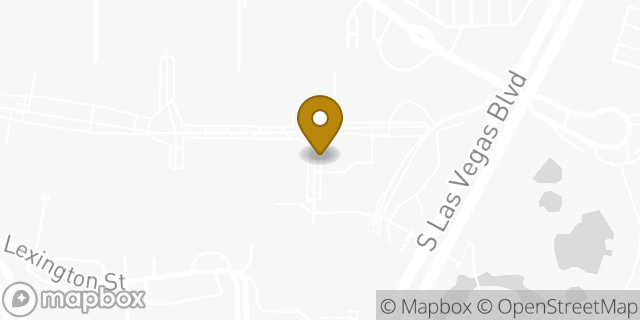 Map showing the location of Levi's Store in Las Vegas, NV 89109
