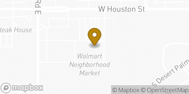 Map showing the location of Walmart Neighborhood Market in Broken Arrow, OK 74012
