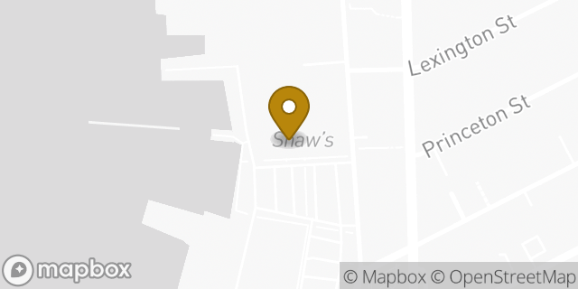 Map showing the location of Shaw's in Boston, MA 02128