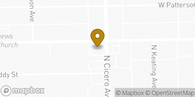 Map showing the location of McDonald's in Chicago, IL 60641