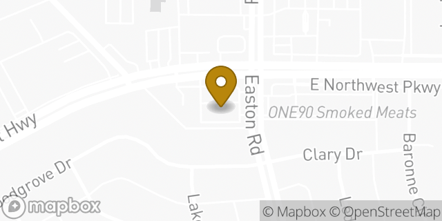 Map showing the location of 7-Eleven in Dallas, TX 75238