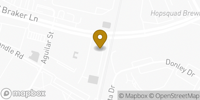 Map showing the location of Bright Horizons Family Center in Austin, TX 78758