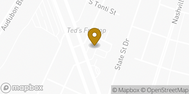 Map showing the location of Subway in New Orleans, LA 70125