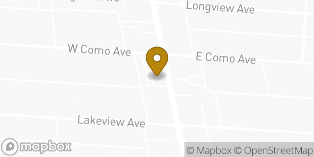 Map showing the location of Dunkin' in Columbus, OH 43202