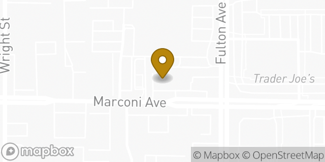 Map showing the location of Subway in Sacramento, CA 95821