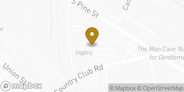 Map showing the location of Starbucks Coffee Company in Spartanburg, SC 29302