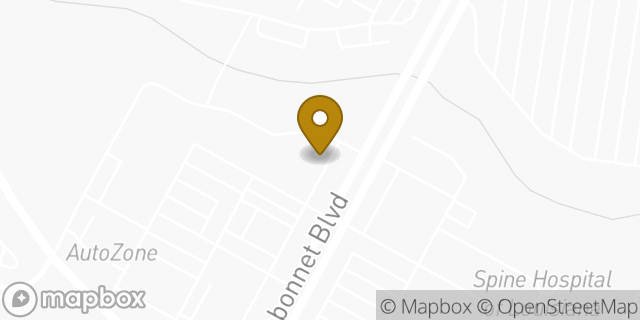 Map showing the location of The UPS Store in Baton Rouge, LA 70810