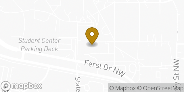 Map showing the location of Amazon Locker - Bubbly in Atlanta, GA 30332