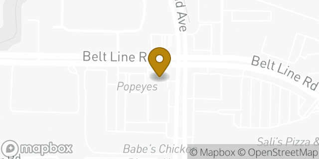 Map showing the location of 7-Eleven in Garland, TX 75044