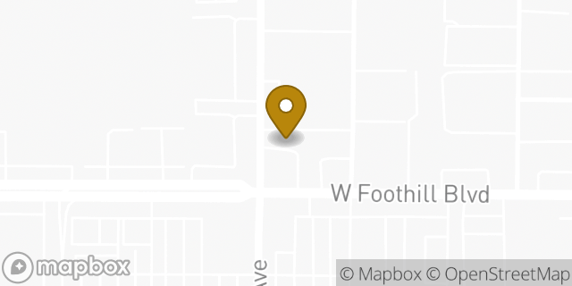 Map showing the location of 7-Eleven in Azusa, CA 91702