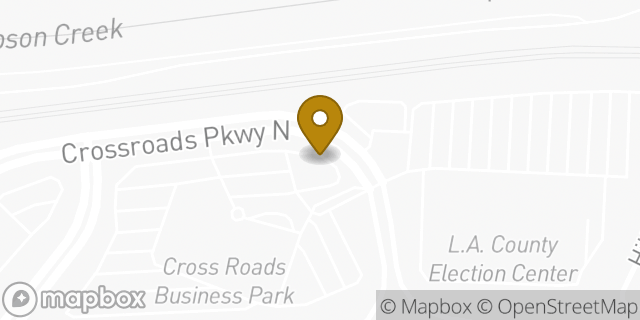 Map showing the location of Starbucks in City of Industry, CA 91746
