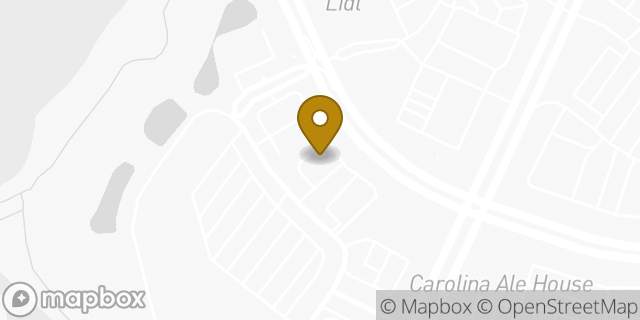 Map showing the location of Dunkin' in Concord, NC 28027